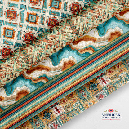 Rustic Southwest 2 Fabric Bundle Set - Shop now at American Fabric Prints
