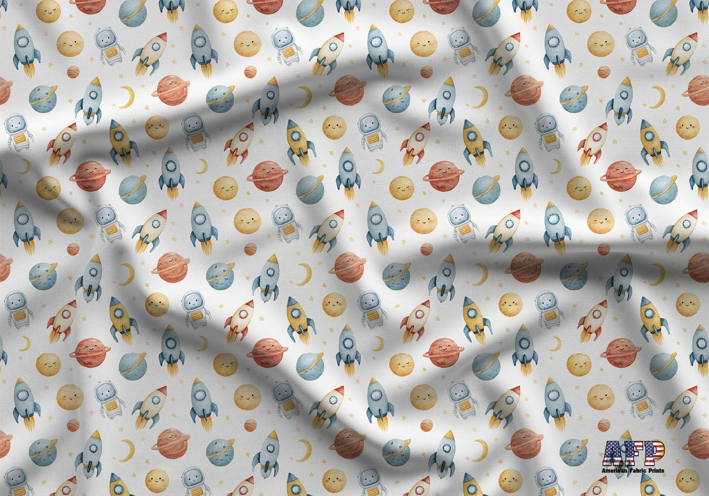 Space Flight Fabric - Shop now at American Fabric Prints