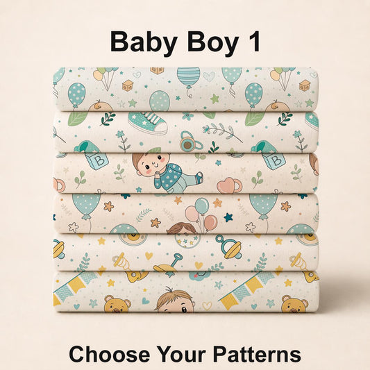 Baby Boy 1 Fabric Collection. Choose Your Patterns. Shop now at American Fabric Prints.