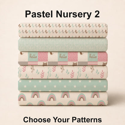 Pastel Nursery 2 Collection. Shop now at American Fabric Prints.