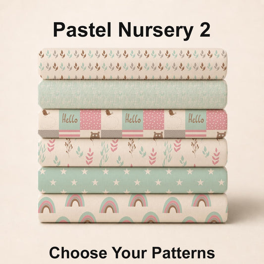 Pastel Nursery 2 Collection. Shop now at American Fabric Prints.