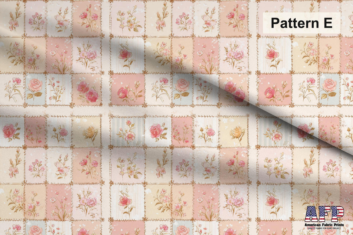 Shabby Chic Roses 2 Fabric Bundle Set - Shop now at American Fabric Prints