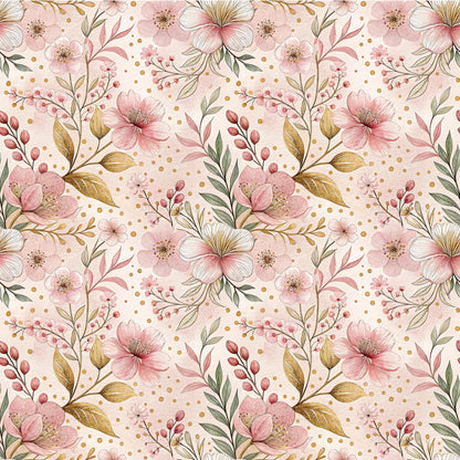 Pink+Gold Pastel Fabric - Shop now at American Fabric Prints