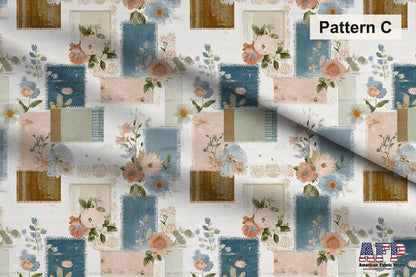 Farmhouse Cottagecore Patches Fabric Bundle Set - Shop now at American Fabric Prints
