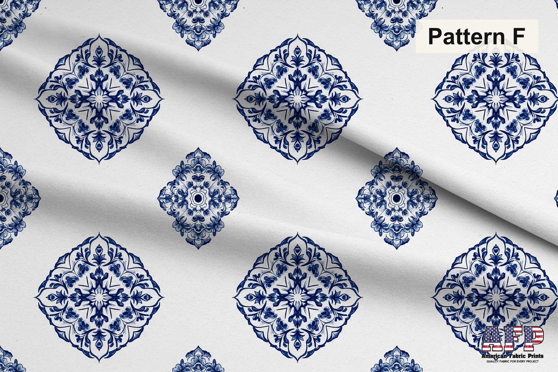Blue French Toile Fabric Bundle Set - Shop now at American Fabric Prints