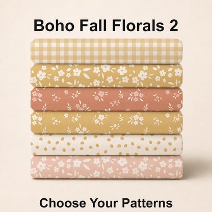 Boho Fall Florals 2 Fabric Bundle Set - Shop now at American Fabric Prints