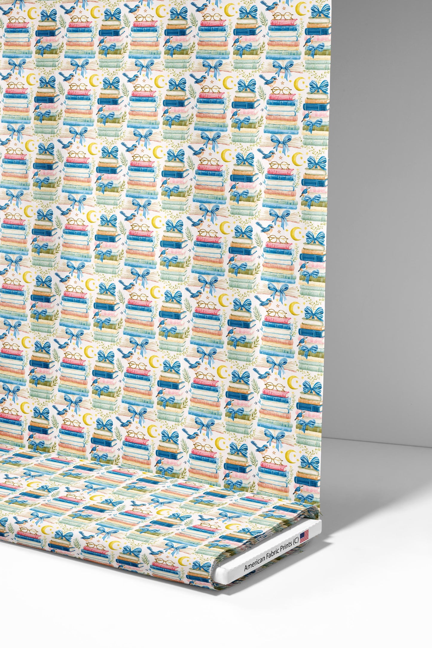 Preppy Books Fabric - Shop now at American Fabric Prints