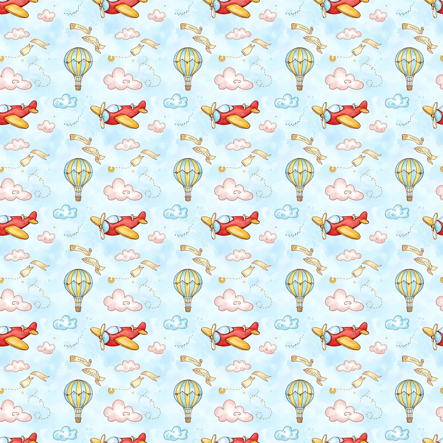 Red Plane Fabric - Shop now at American Fabric Prints