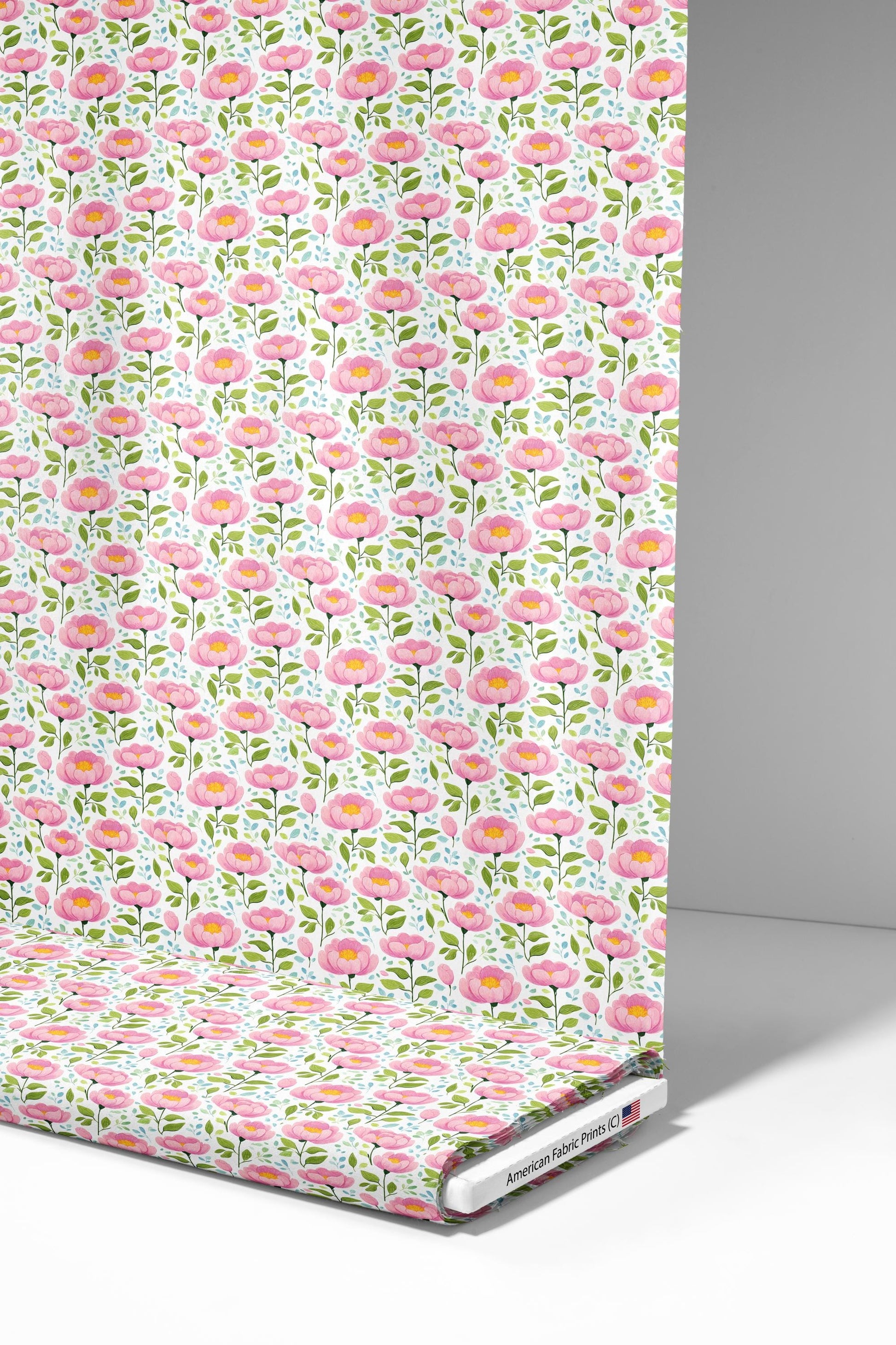 Boho Floral Fabric - Shop now at American Fabric Prints