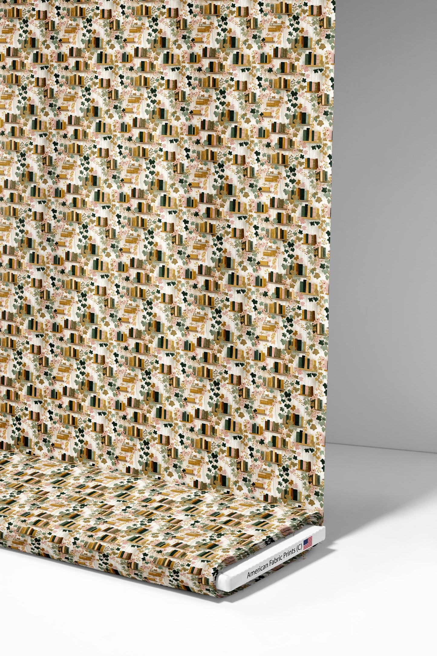 Books and Ivy Fabric - Shop now at American Fabric Prints