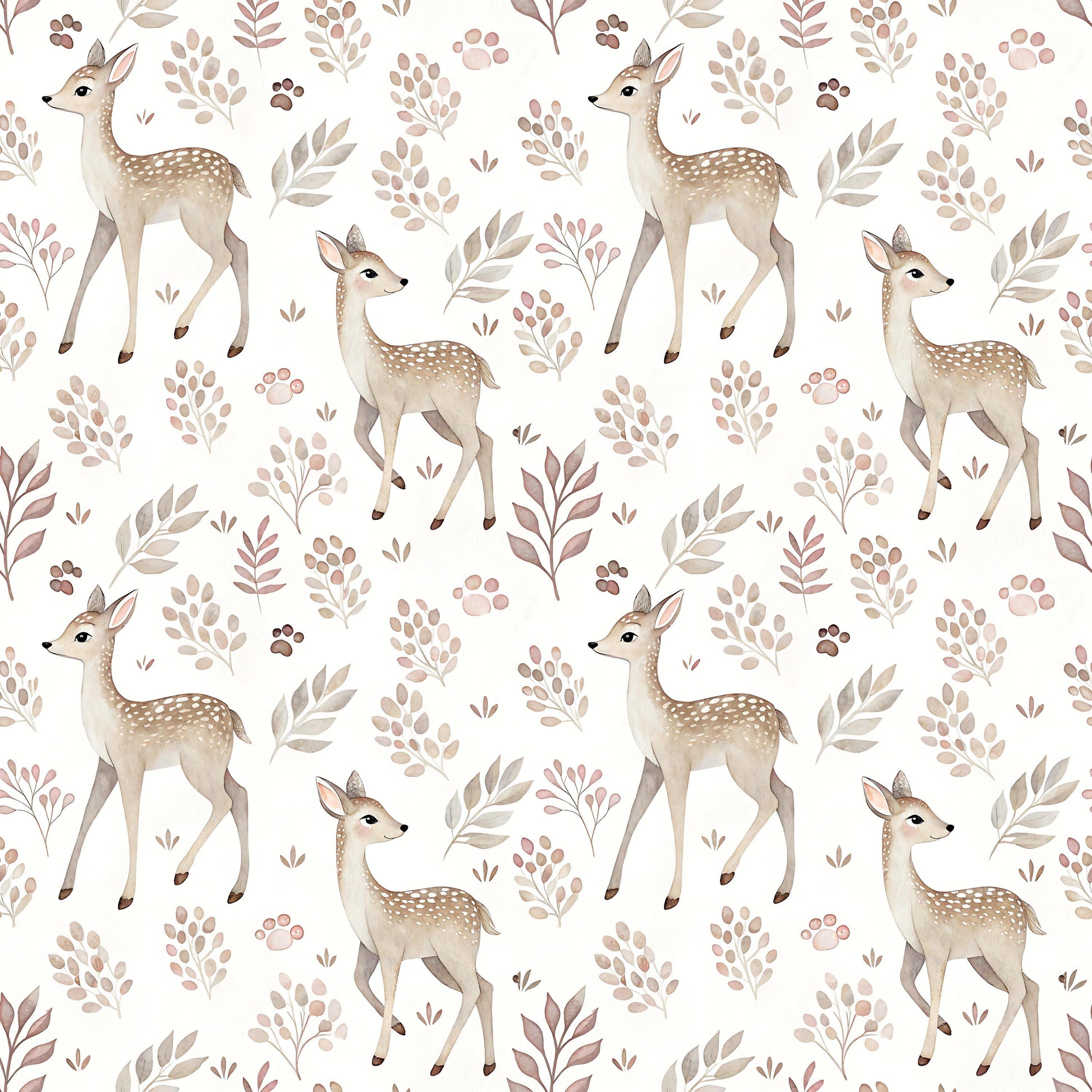 Dainty Deer Fabric - Shop now at American Fabric Prints