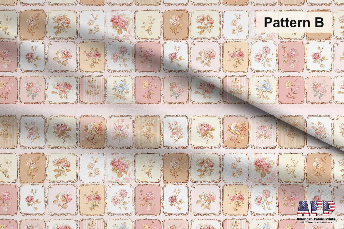 Shabby Chic Roses Fabric Bundle Set - Shop now at American Fabric Prints