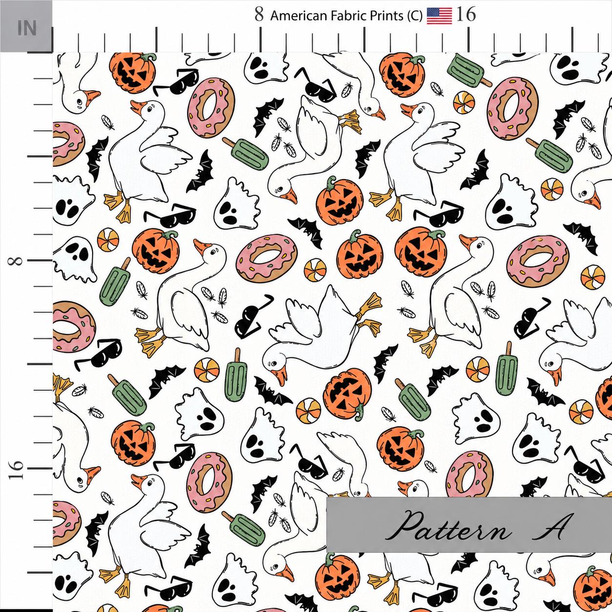 Summerween Cotton Fabric. Shop now at American Fabric Prints.
