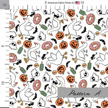 Summerween Cotton Fabric. Shop now at American Fabric Prints.