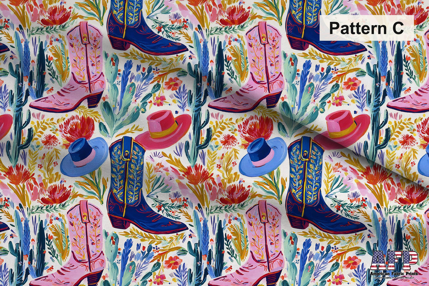 Bright Cowgirl Fabric Bundle Set - Shop now at American Fabric Prints