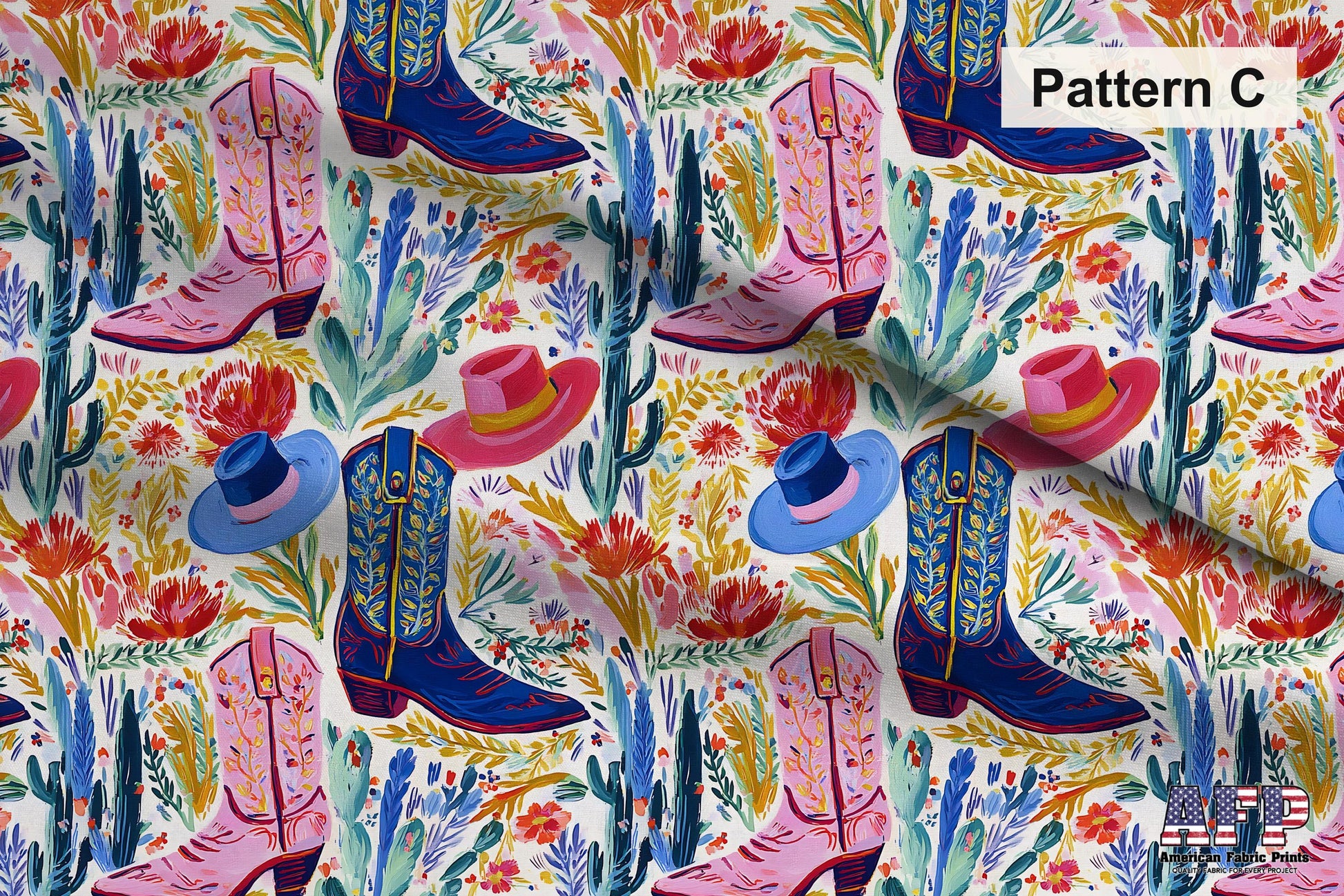Bright Cowgirl Fabric Bundle Set - Shop now at American Fabric Prints