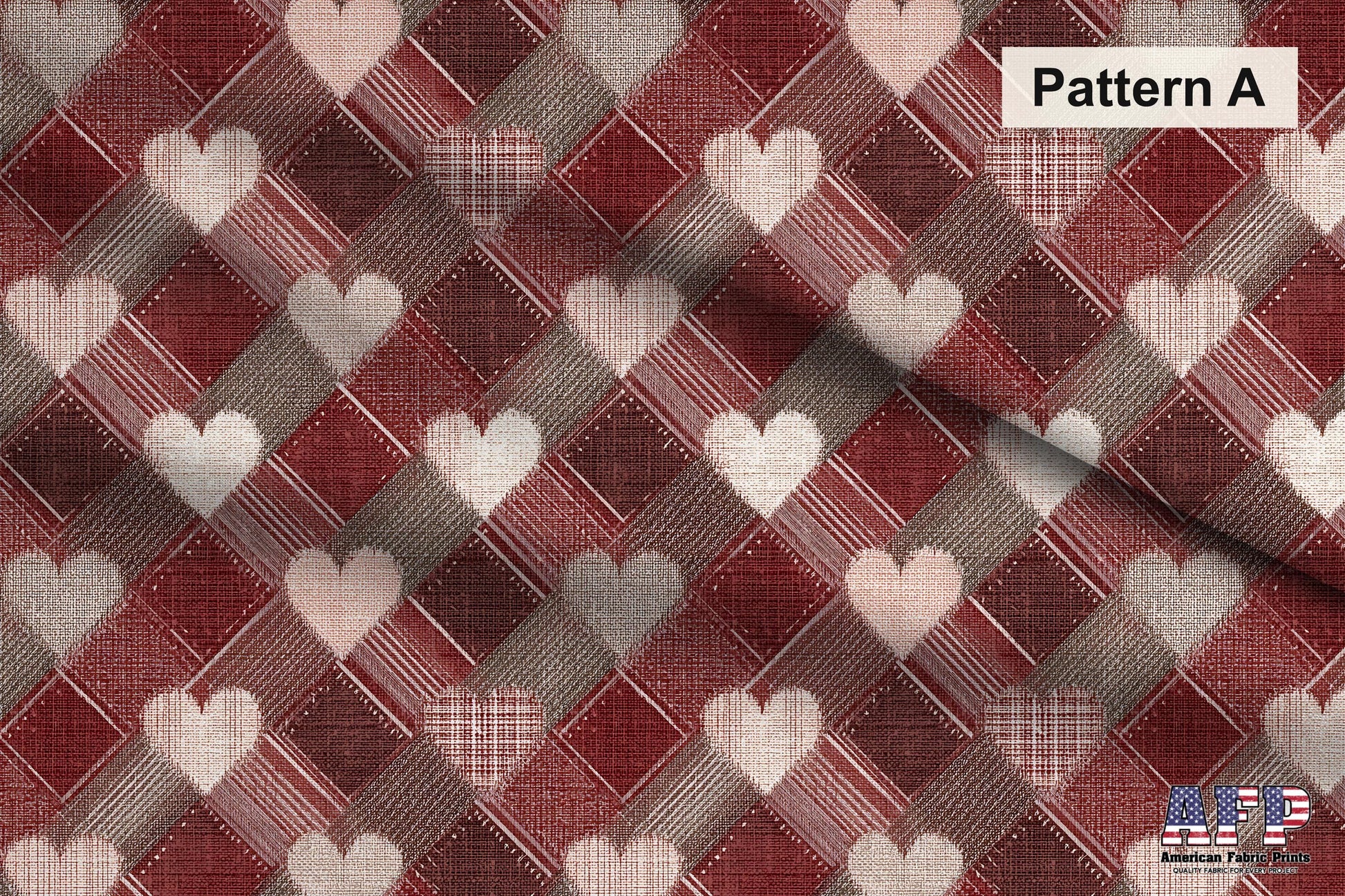 Rustic Farmhouse Valentines Fabric Bundle Set - Shop now at American Fabric Prints