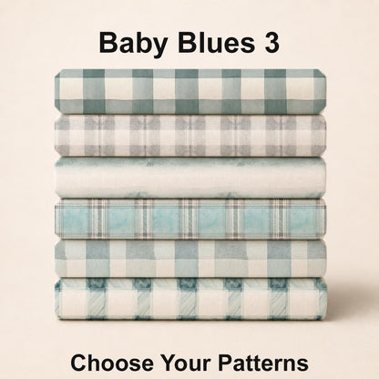 Baby Blues 3 Fabric Bundle Set - Shop now at American Fabric Prints