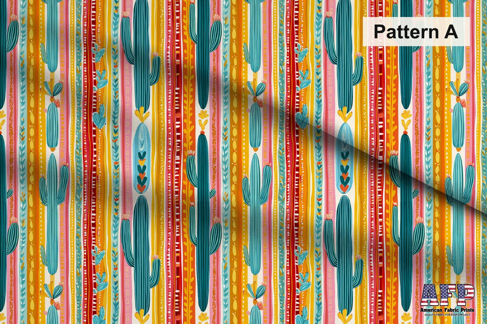 Painted Retro Boho Western Fabric Bundle Set - Shop now at American Fabric Prints