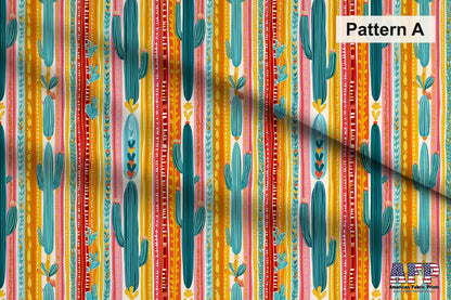 Painted Retro Boho Western Fabric Bundle Set - Shop now at American Fabric Prints