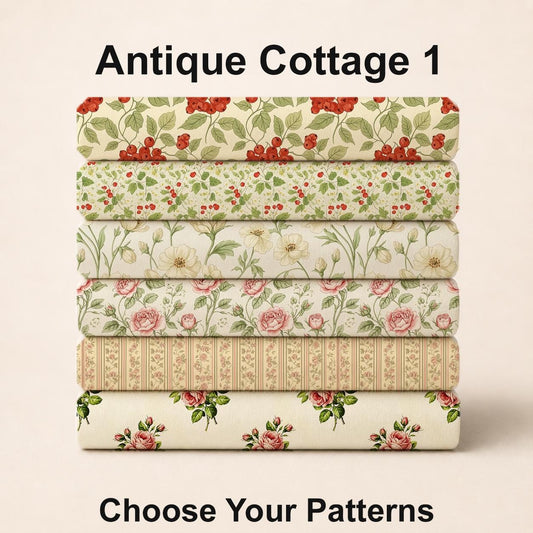 Antique Cottage 1 Fabric Bundle Set - Shop now at American Fabric Prints