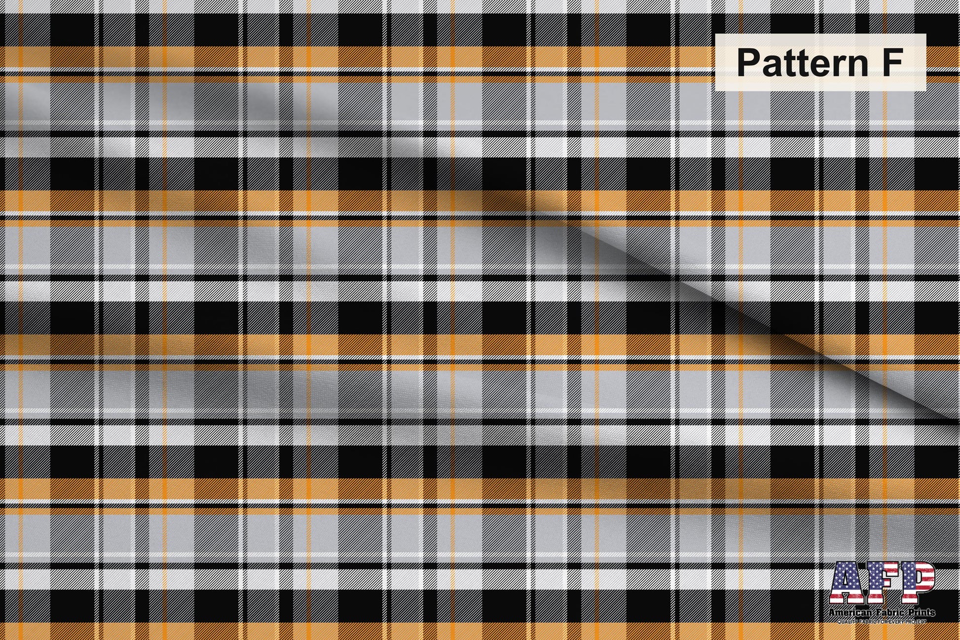 Halloween Plaid 1 Fabric Set. Choose your Patterns. Pattern F Shown. Shop now at American Fabric Prints.