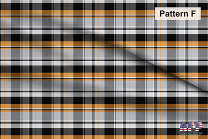 Halloween Plaid 1 Fabric Set. Choose your Patterns. Pattern F Shown. Shop now at American Fabric Prints.