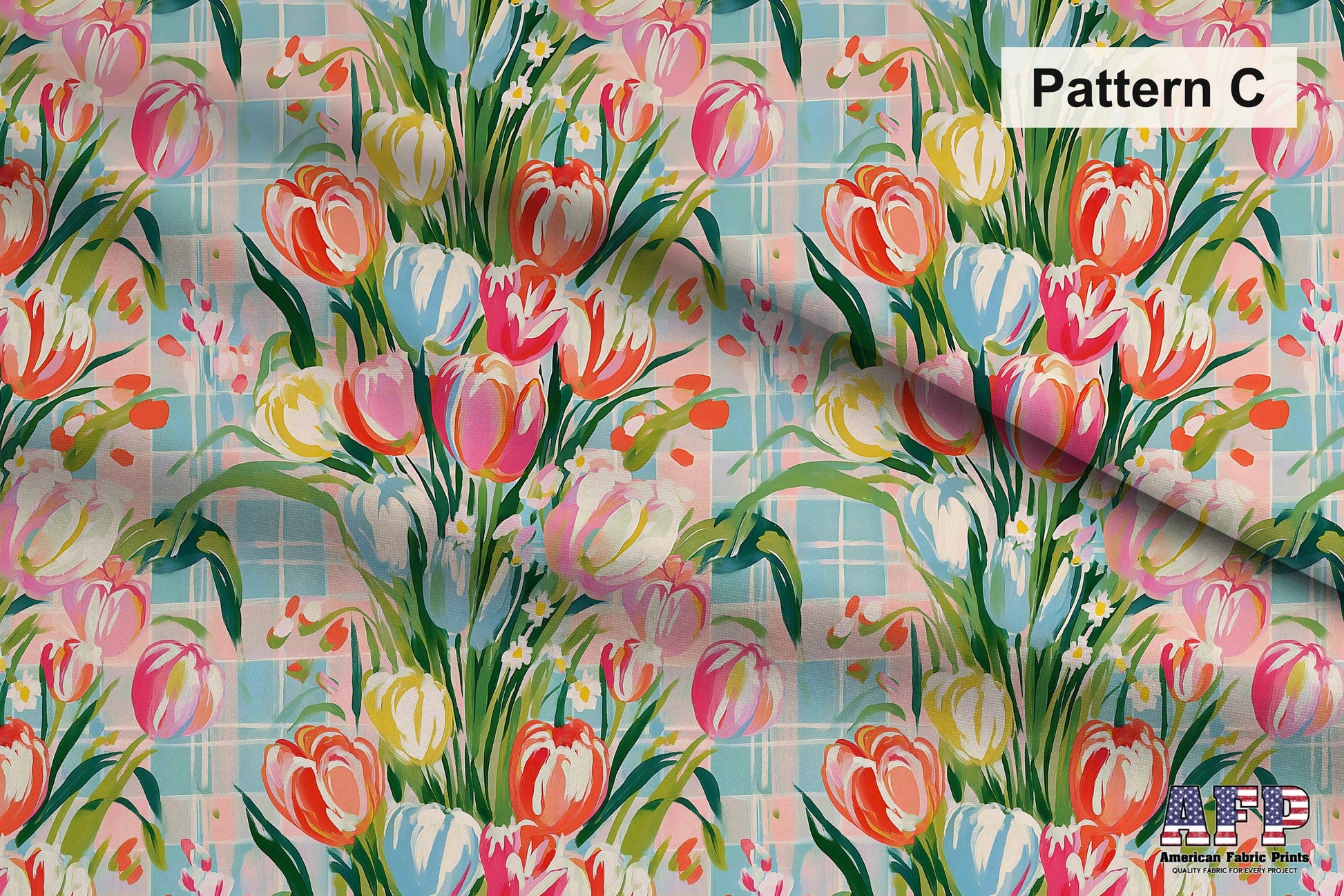 Preppy Tulips Fabric Bundle Set - Shop now at American Fabric Prints