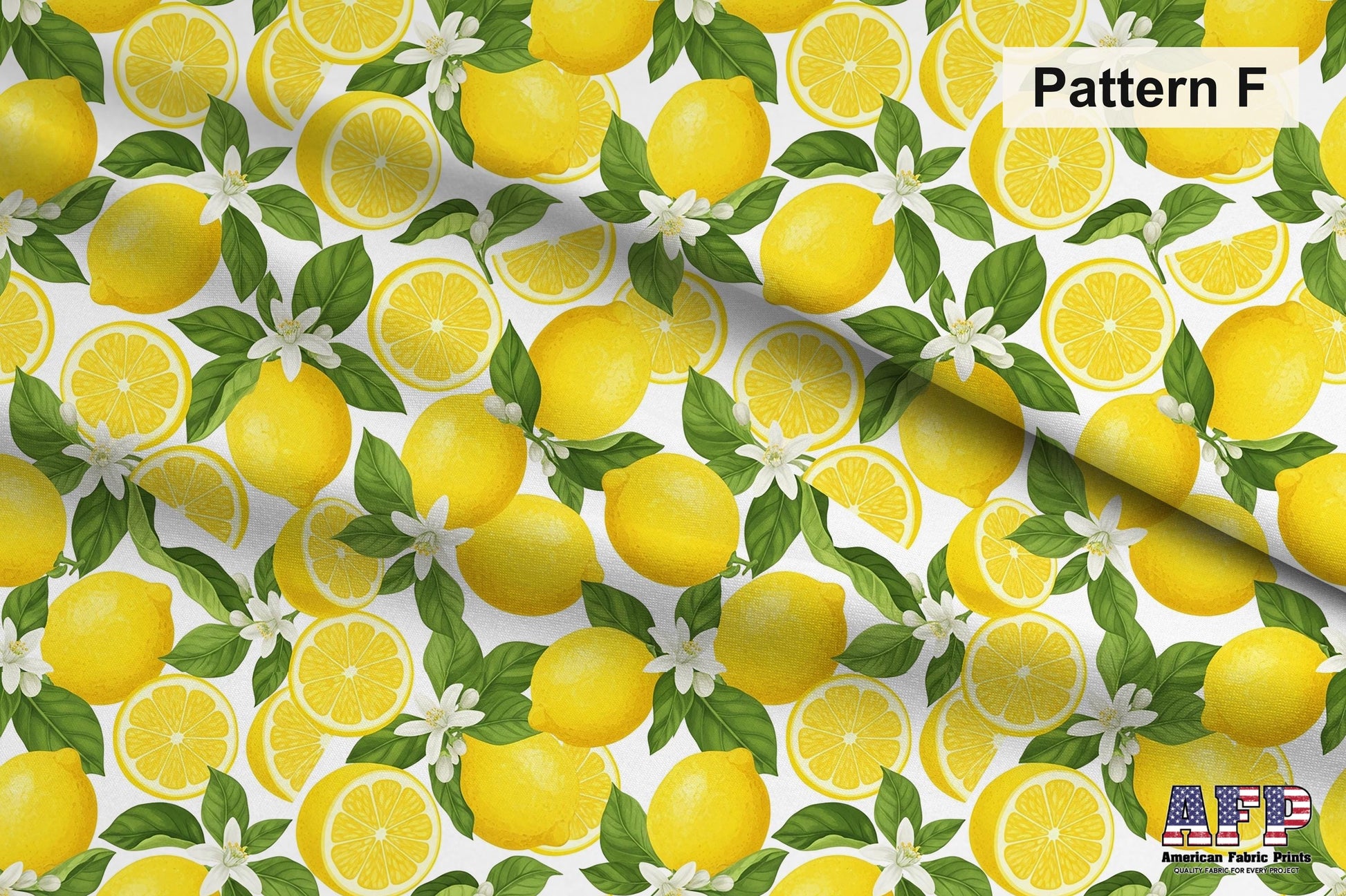 Lemons + Blue Fabric Bundle Set - Shop now at American Fabric Prints