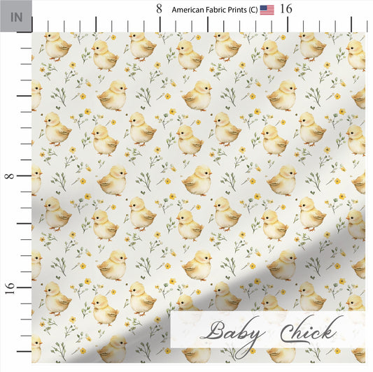 Baby Chick Floral BOHO Quilting Fabric. Made in the USA. Shop now at American Fabric Prints.