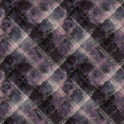 Victorian Goth Plaid Fabric - Shop now at American Fabric Prints