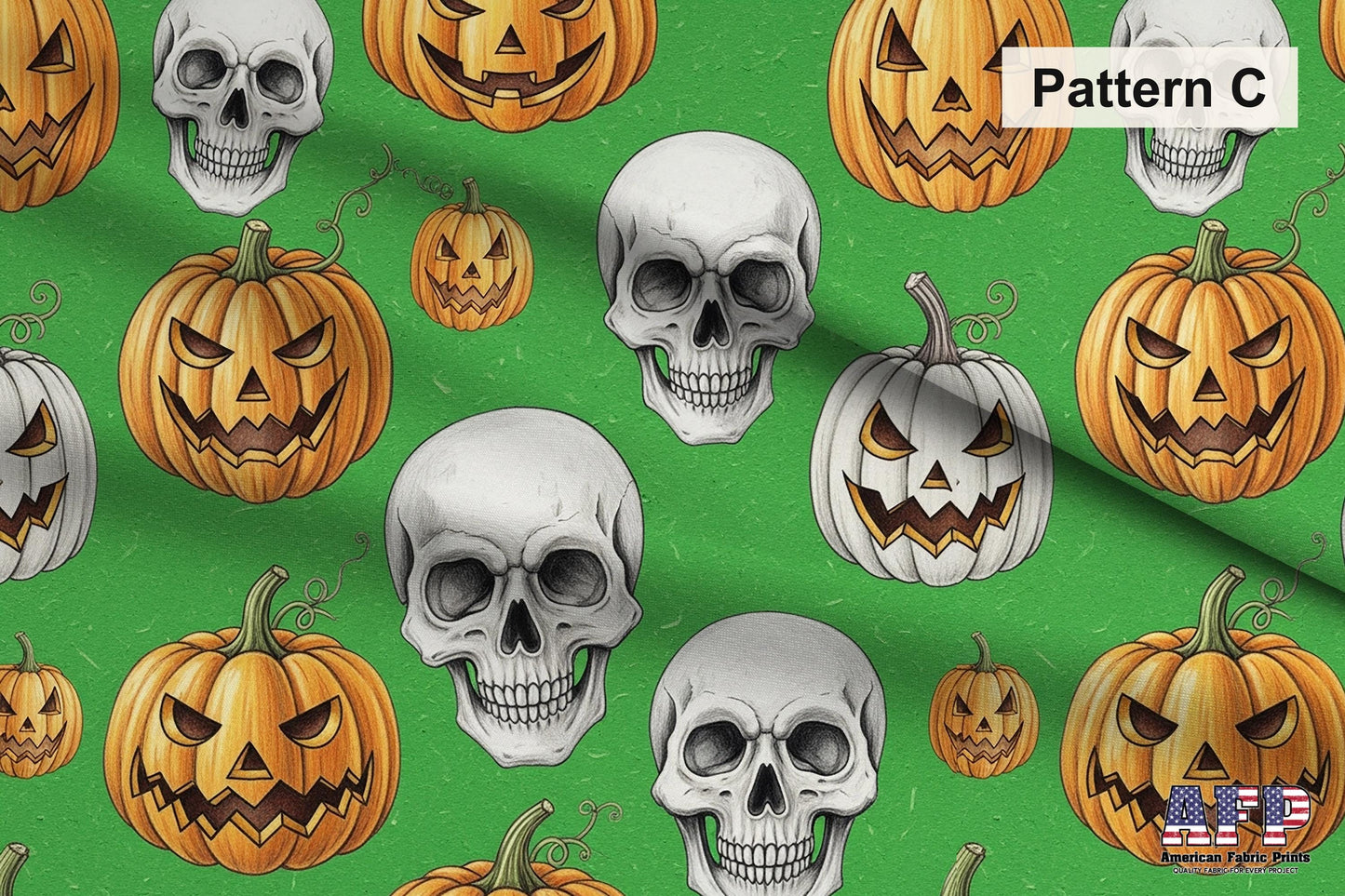 Colorful Halloween 2 Fabric Bundle Set - Shop now at American Fabric Prints