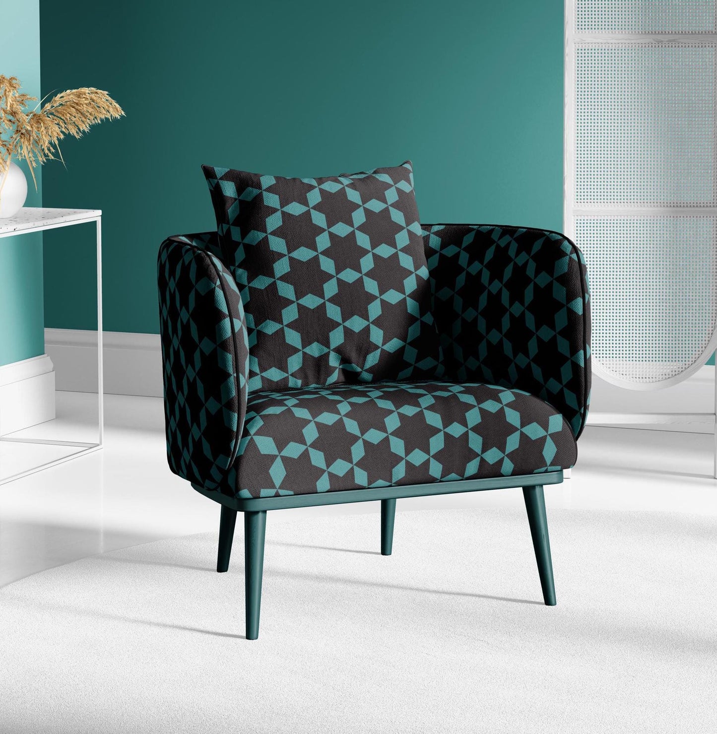 Abstract Geometric Pattern Fabric