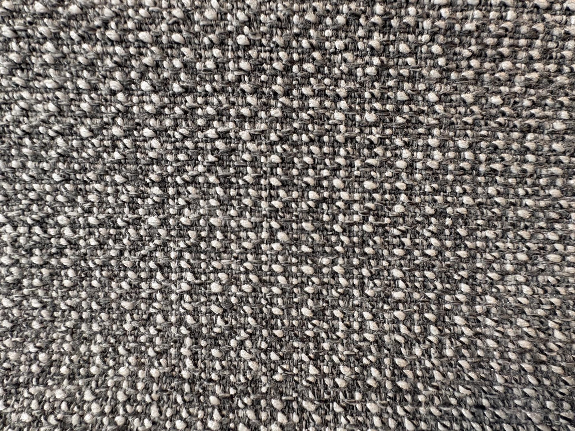 Premium light gray and white chenille dobby upholstery fabric. Shop now at American Fabric Prints.