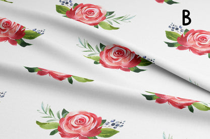 Highland Cow Fabric | Floral Quilt | Plaid Quilting Fabric | Spring Fabric | Nursery Fabric | Baby Fabric | Cotton Fabric | Pink Bow Quilt