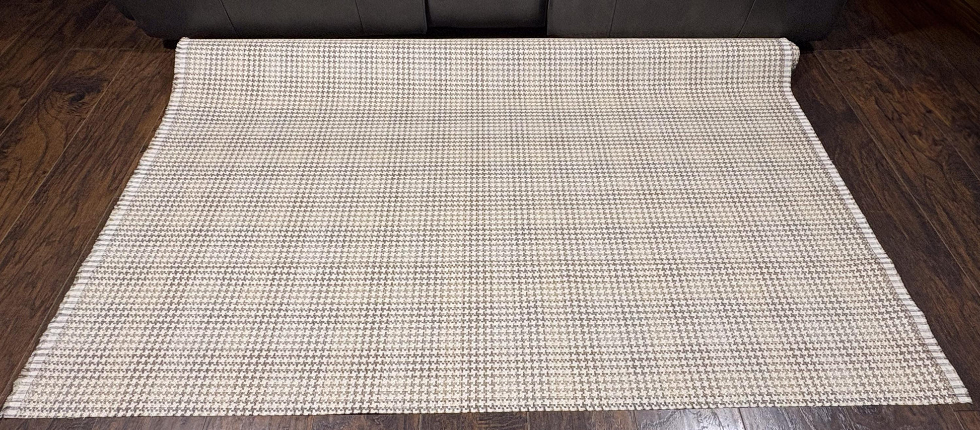Kravet Design Houndstooth in Beige. Beautiful Woven Fabric. Shop now at American Fabric Prints.