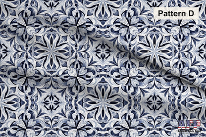 Patterned Arabesque Tiles 3 Fabric Bundle Set - Shop now at American Fabric Prints