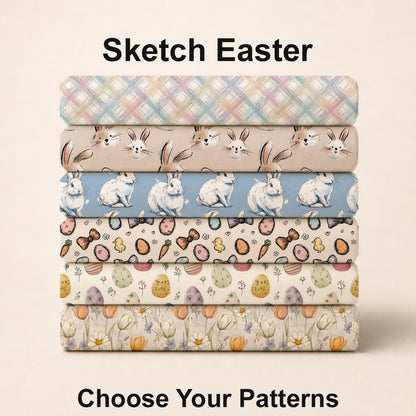 Sketch Easter Fabric Bundle Set - Shop now at American Fabric Prints