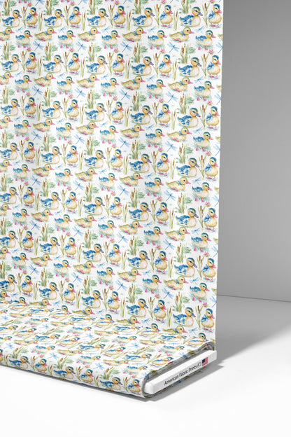 Preppy Ducklings Fabric - Shop now at American Fabric Prints