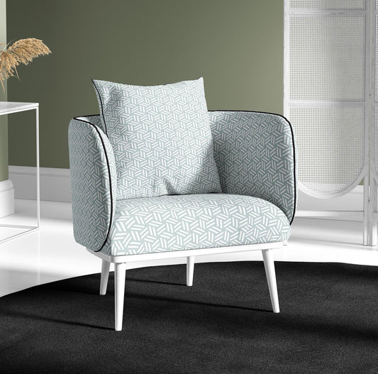 Modern Abstract Geometric Fabric