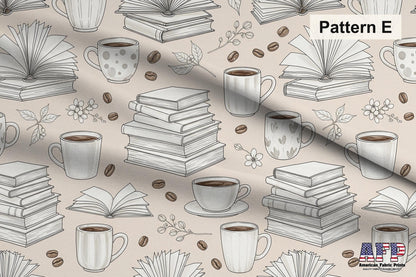 Coffee + Books Fabric Bundle Set - Shop now at American Fabric Prints