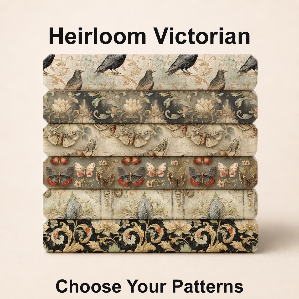 Heirloom Victorian Fabric Bundle Set - Shop now at American Fabric Prints