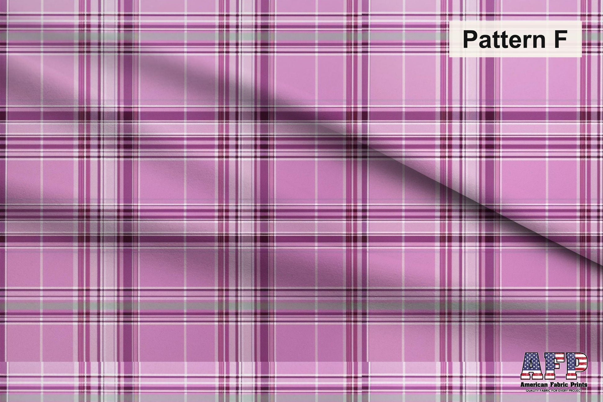 Pink Plaid 1 Fabric Bundle Set - Shop now at American Fabric Prints
