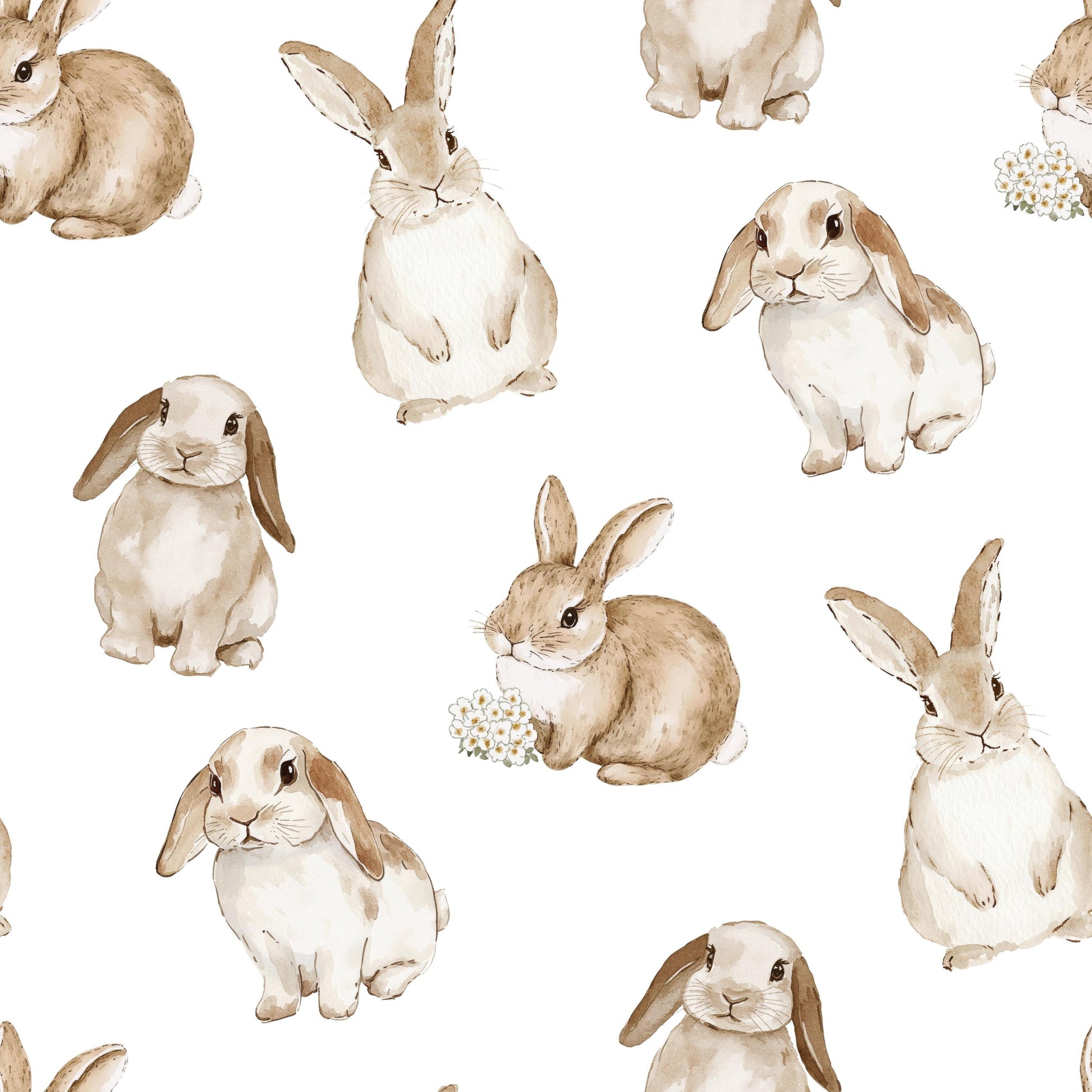 Sweet Bunnies Fabric - Shop now at American Fabric Prints