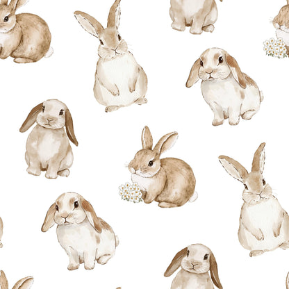 Sweet Bunnies Fabric - Shop now at American Fabric Prints