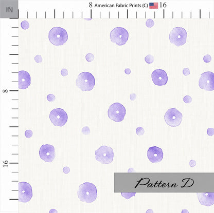 Lavender Themed Purple Fabric. Cotton Quilting Fabric. Shop now at American Fabric Prints.