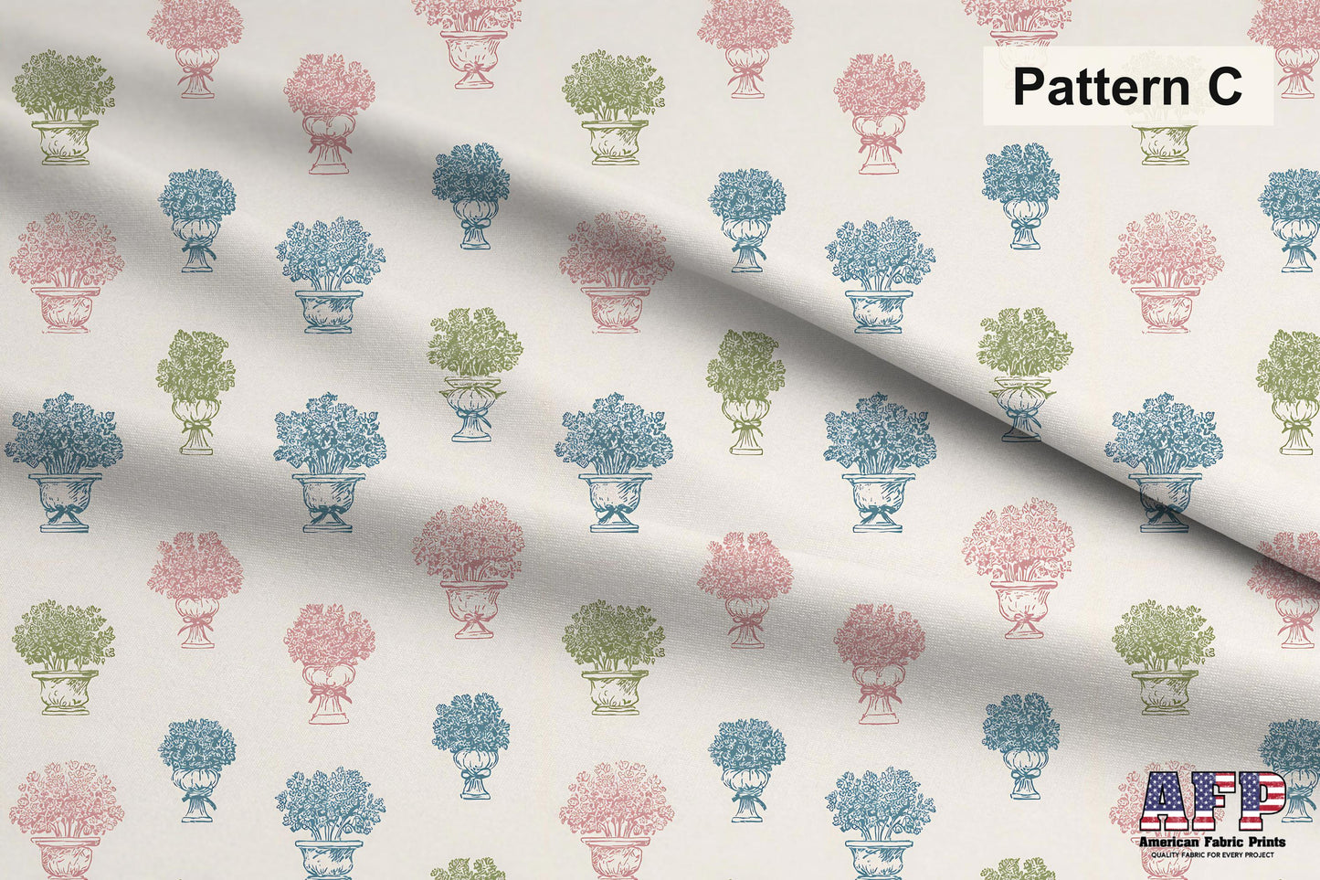 Grandmillenial Pink+Blue Fabric Bundle Set - Shop now at American Fabric Prints