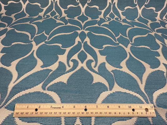 Floral Jacquard Embroidered Fabric, Embroidered Jacquard Luxury Fabric, Premium Upholstery Fabric, Fabric for Upholstery, Home Decor Fabric