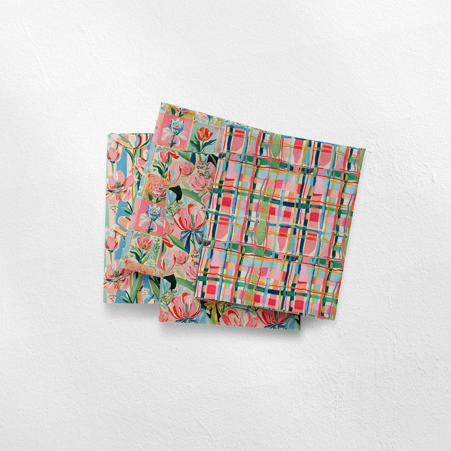 Preppy Tulips 2 Fabric Bundle Set - Shop now at American Fabric Prints
