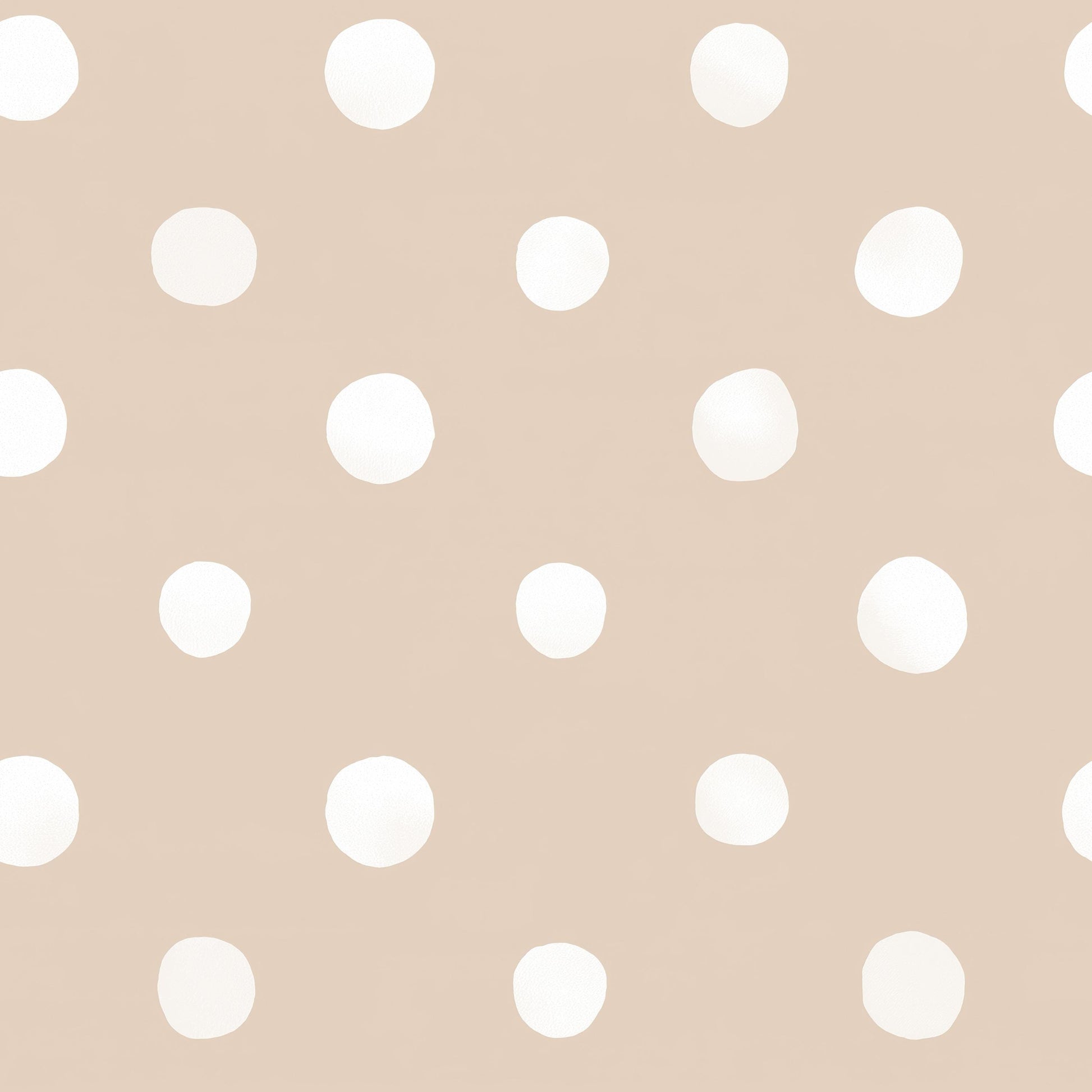 Beige Polka Dot Fabric - Shop now at American Fabric Prints